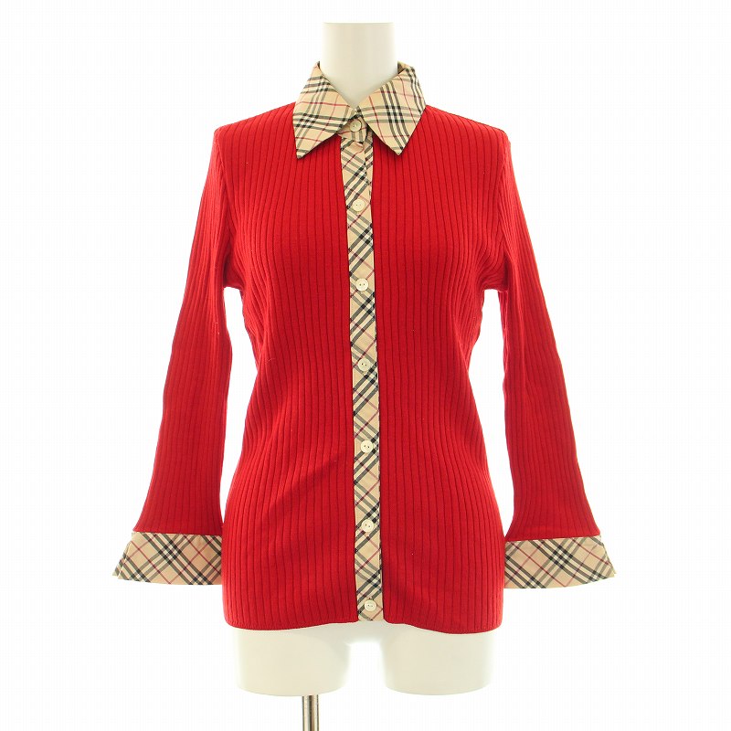 バーバリー ロンドン BURBERRY LONDON ニット シャツ 長袖 レギュラー  
