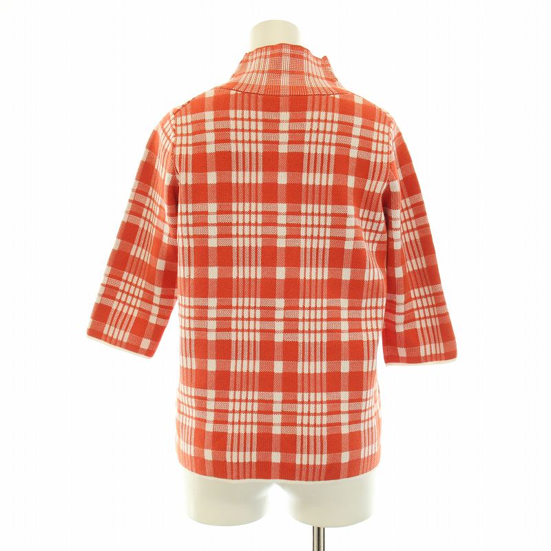 ドレステリア DRESSTERIOR チェックジャカードハイネックニット