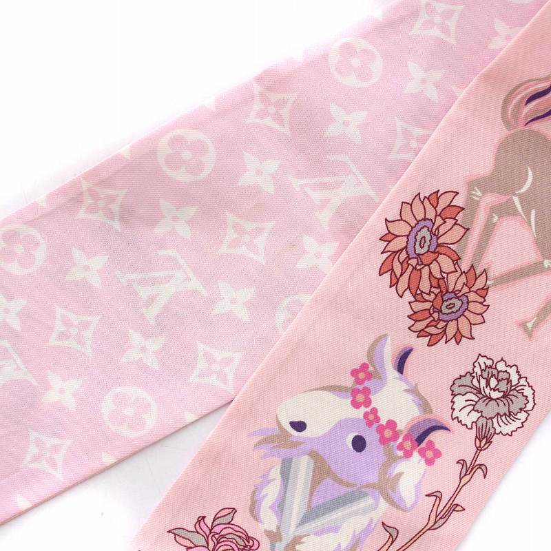 LOUIS VUITTON ルイヴィトン リボンスカーフ バンドー