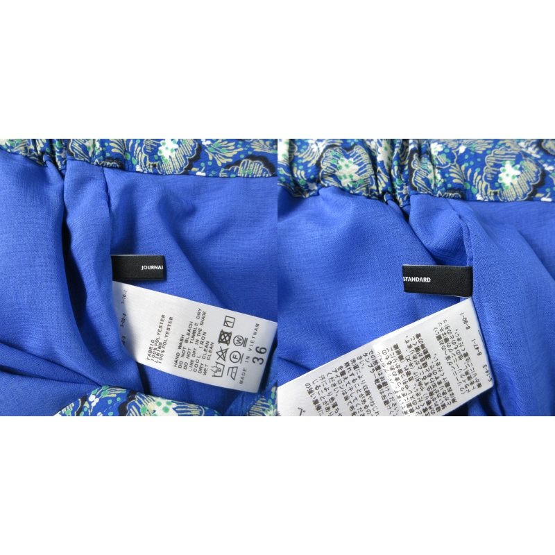 JOURNAL STANDARD ブルーパープル ラップデザインパンツ 38