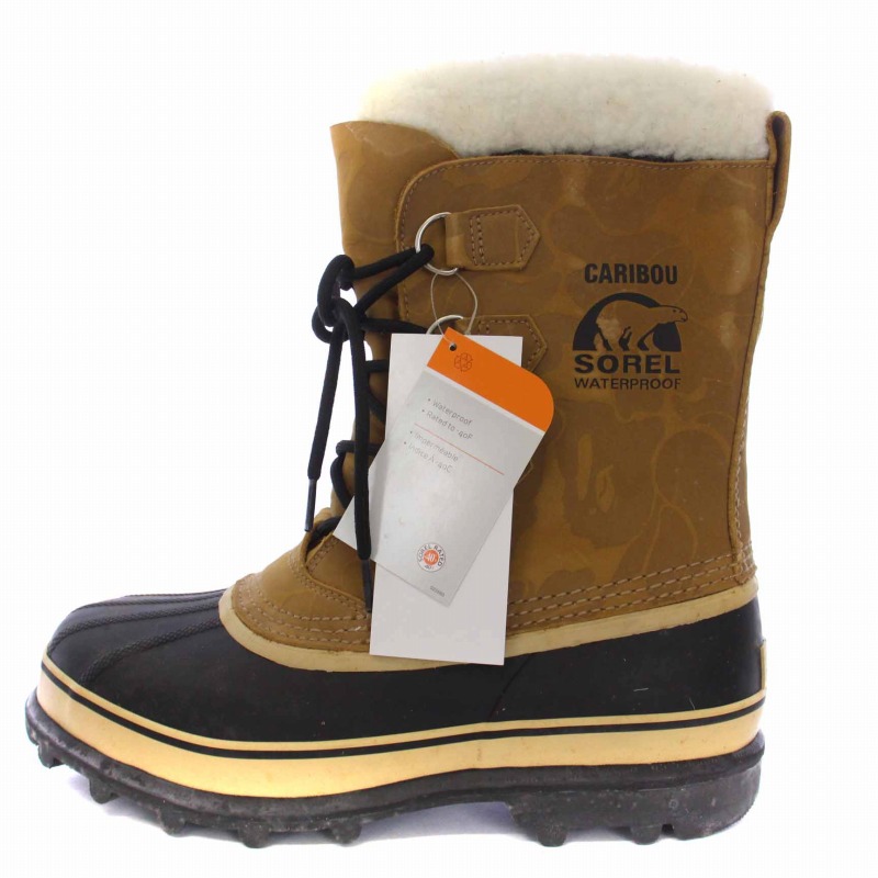 ♦︎極美品♦︎ 弱々しく SOREL ソレル 防水レースアップブーツ レザー