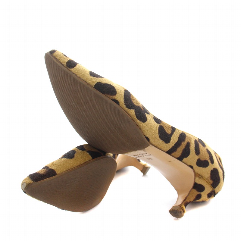 ネブローニ Nebuloni E. パンプス ハラコ ポインテッドトゥ ヒール