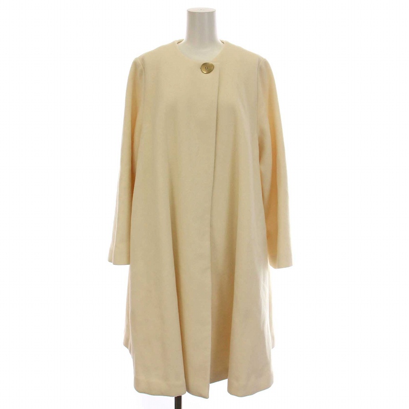 セルフォード CELFORD 21AW ノーカラーAラインコート ロング アウター  