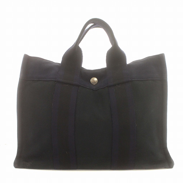 エルメス HERMES フールトゥPM トートバッグブラック