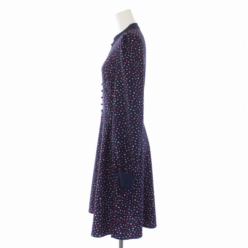 kate spade ケイトスペード ワンピース（S）紺/ネイビー 豹柄 フリル kate spade ケイトスペード ワンピース（S）紺/ネイビー 豹柄 フリル