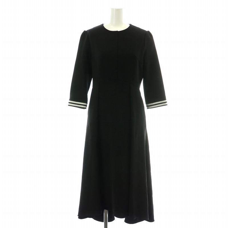 ボーダーズアットバルコニー マキシワンピース ブラック