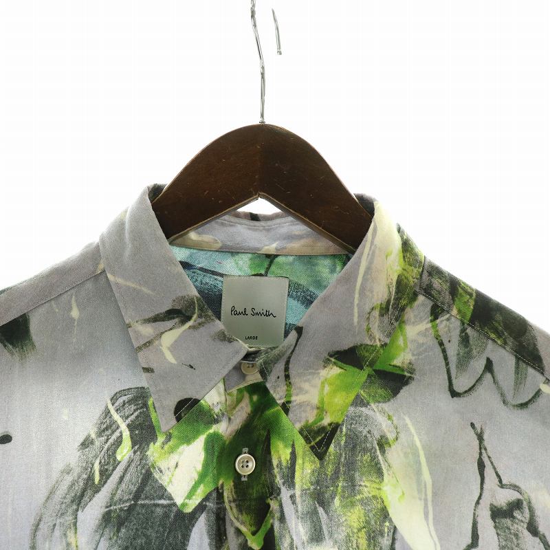 ポールスミス PAUL SMITH ペインテッドリーフ Painted Leaf シャツ 