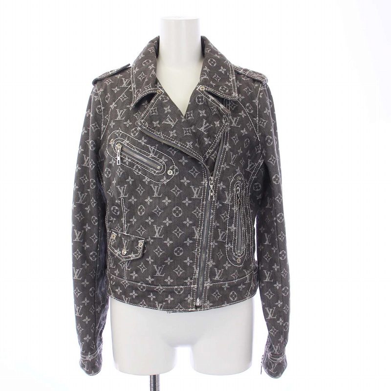 ルイヴィトン LOUIS VUITTON モノグラム ライダース デニム ルイヴィトン LOUIS VUITTON モノグラム ライダース デニム