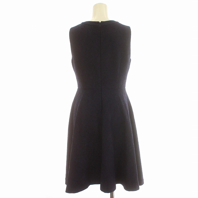 グレースコンチネンタル ノースリーブワンピ ドレス 36 花柄 紺