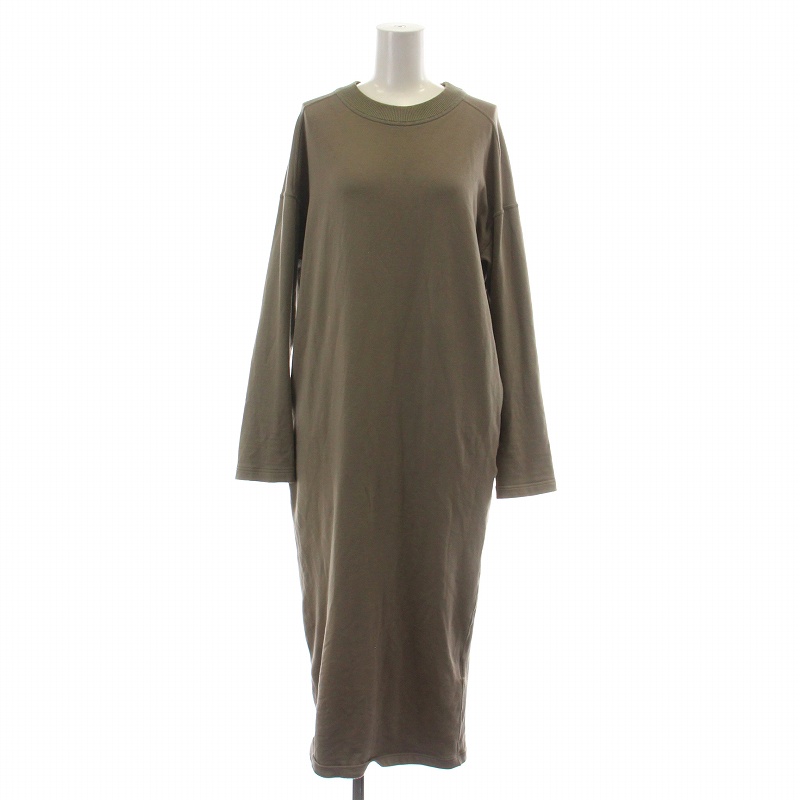 ドゥーズィエムクラスワンピースカーキ