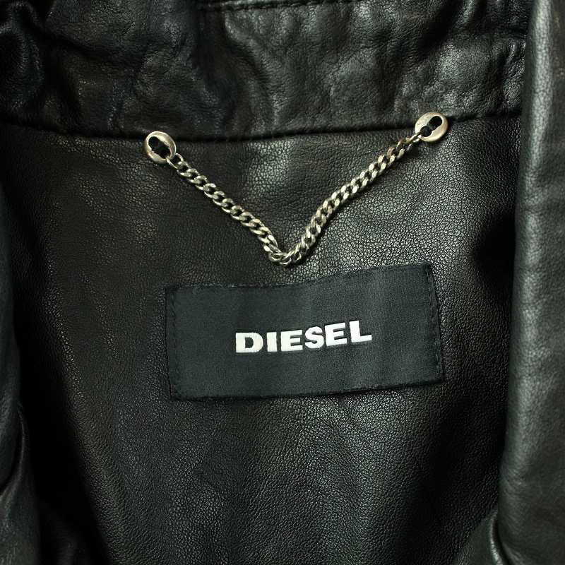 定価11万 DIESEL L-WILLCOX JACKET 羊革 ライダース 【公式通販】