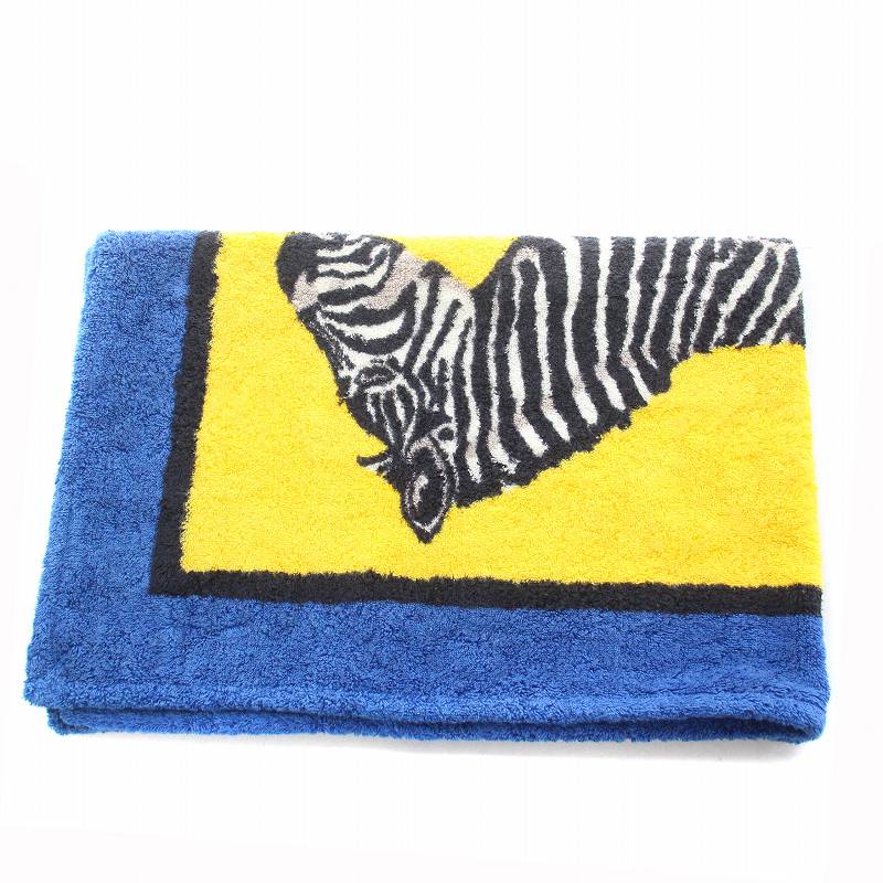 エルメス HERMES シマウマ ゼブラ ホース ビーチタオル バスタオル
