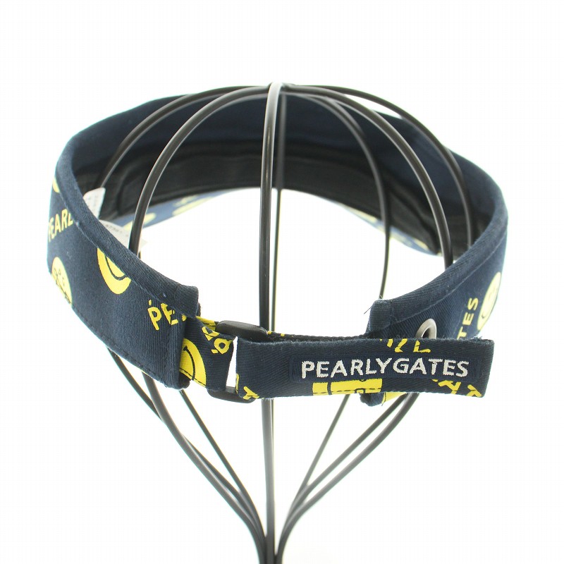 パーリーゲイツ PEARLY GATES サンバイザー 帽子 ニコちゃん