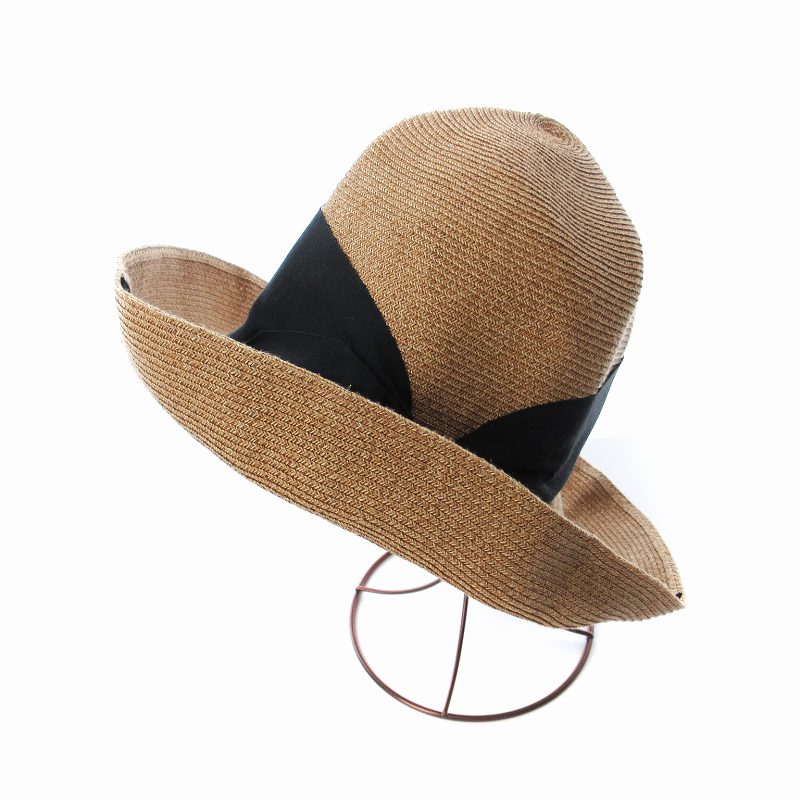 Athena New York 麦わら帽子 ナチュラルベージュ✖️ホワイト 楽天市場