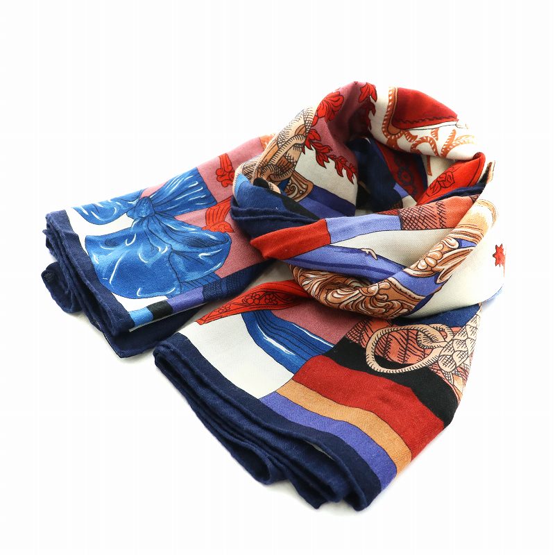 HERMES 大判シルクスカーフ カレジェアン HERMES エルメス カレ