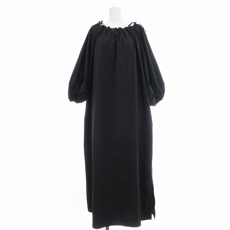 SHIPS シップス ギャザーワンピース 美品】SHIPS シップス テレデラン