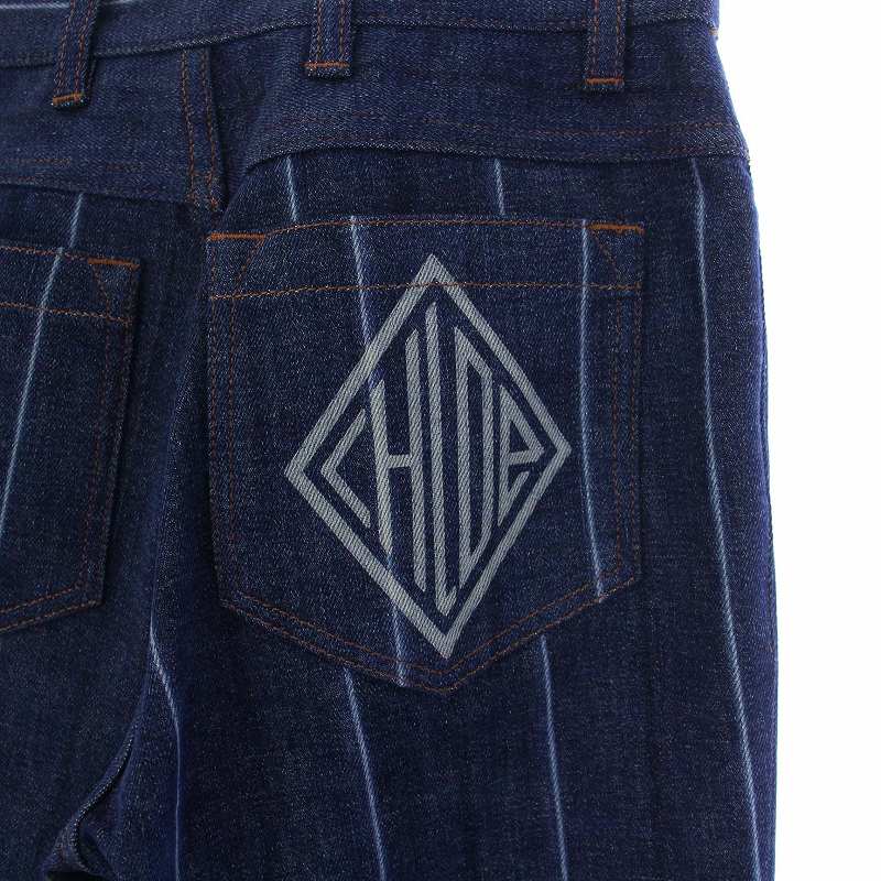 クロエ CHLOE 21AW デニムパンツ ジーンズ ピンストライプ ストレート  