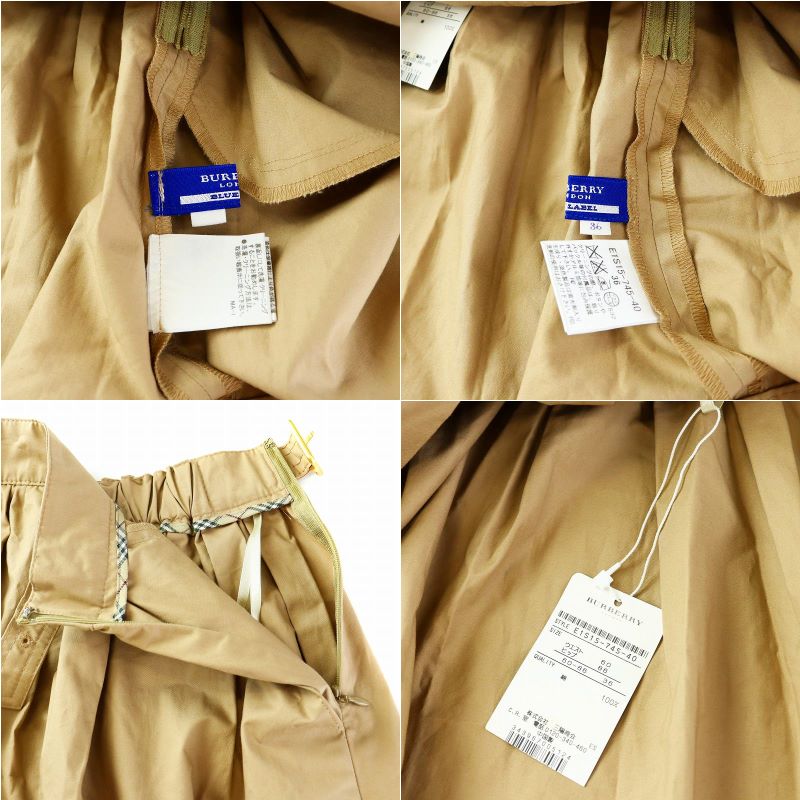 未使用品 バーバリーブルーレーベル BURBERRY BLUE LABEL スカート