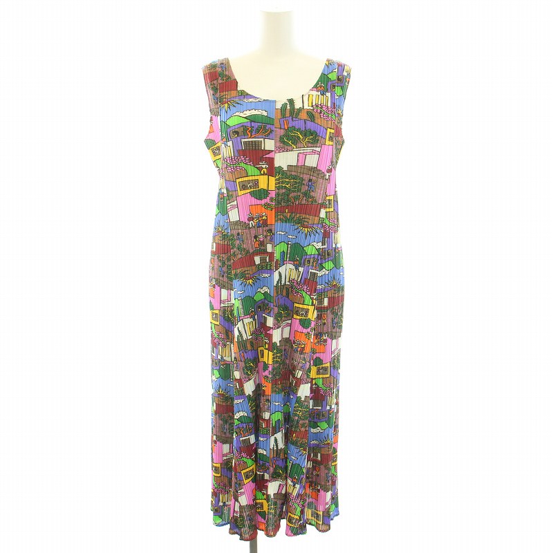 プリーツプリーズ PLEATS PLEASE イッセイミヤケ ワンピース ロング  