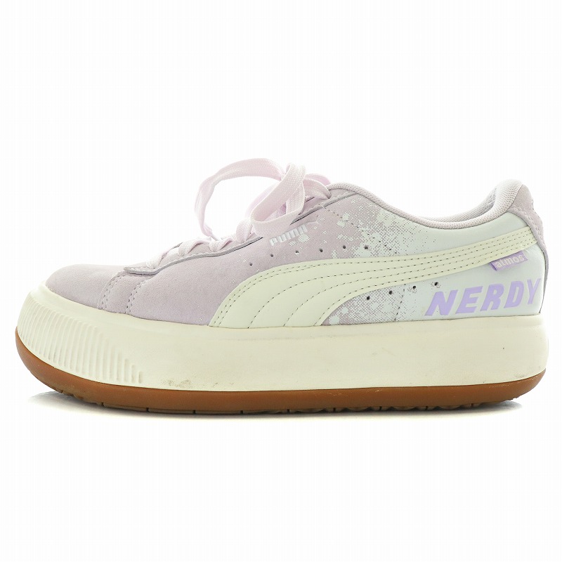 プーマ PUMA SUEDE MAYU WNS NERDY ATMOS PINK PURPL スエードマユWNS