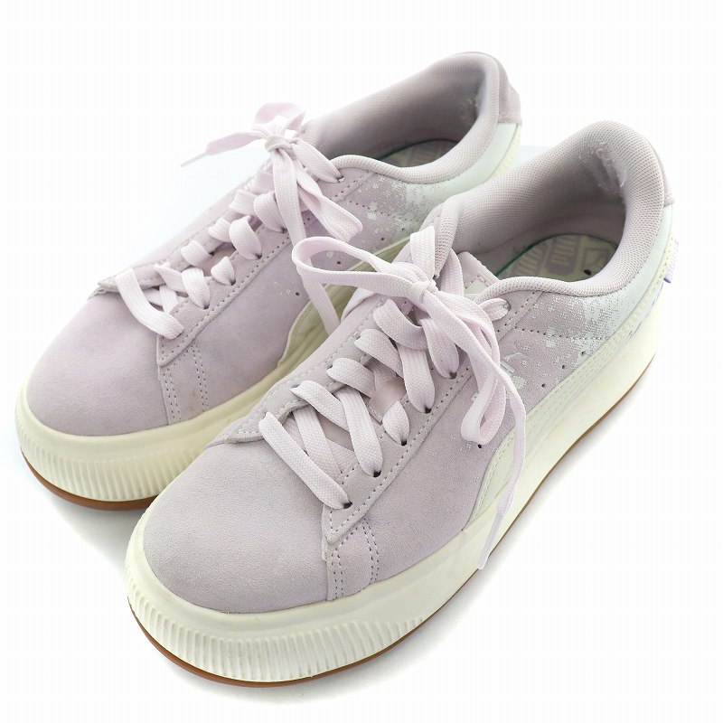プーマ PUMA SUEDE MAYU WNS NERDY ATMOS PINK PURPL スエードマユWNS
