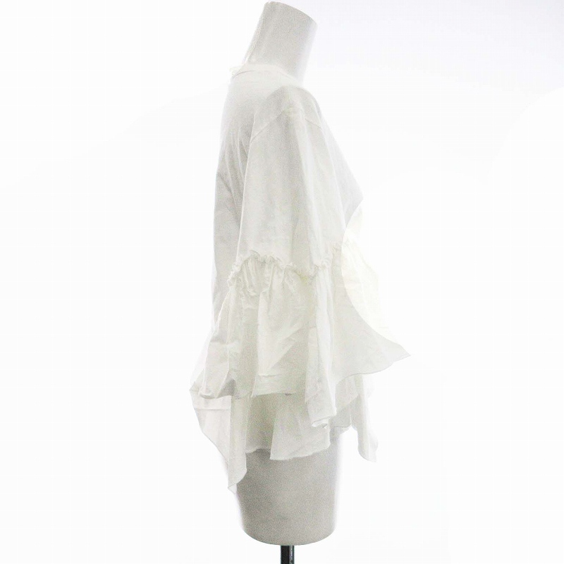 ＜See by Chloe＞ フリルカットソー ホワイト M クロエ Chloe Chloe KIDS ブラウス C20360 長袖 シャツ フリル