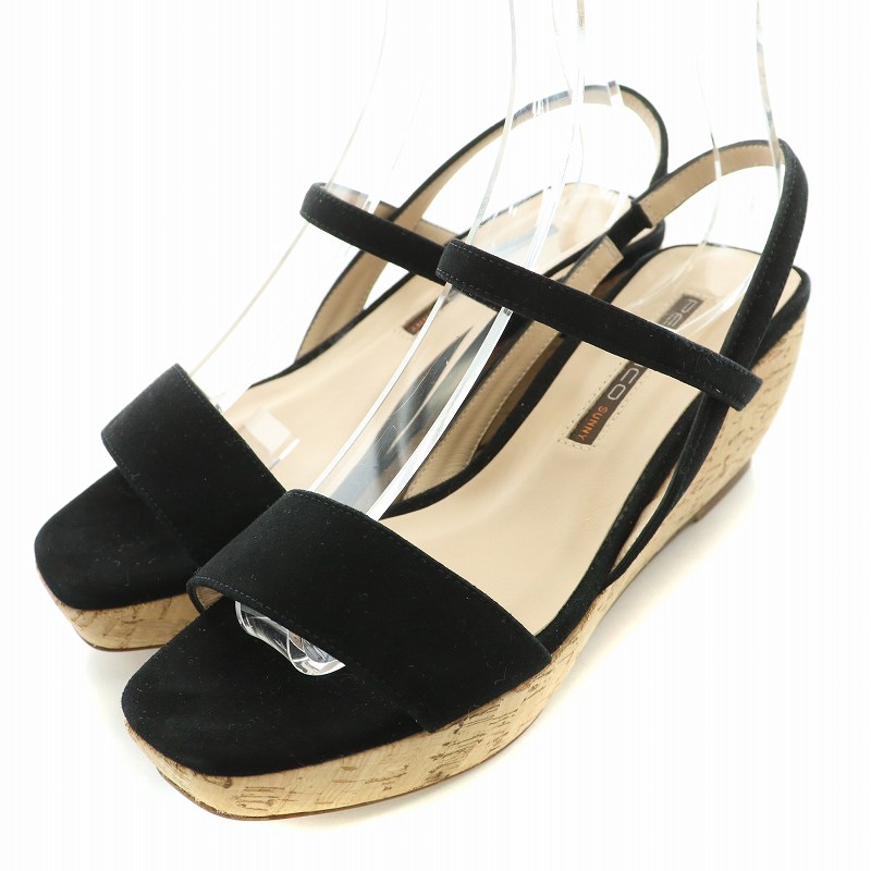 ペリーコ サンダル 36 レディース 黒 PELLICO ペリーコ ミュール 36 1