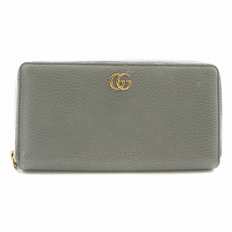 グッチ GUCCI ダブルG ジップアラウンドウォレット 長財布 小銭