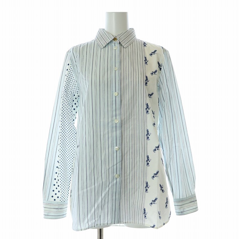 Paul Smith ストライプ ウィズ カートゥーン バニー シャツ S 