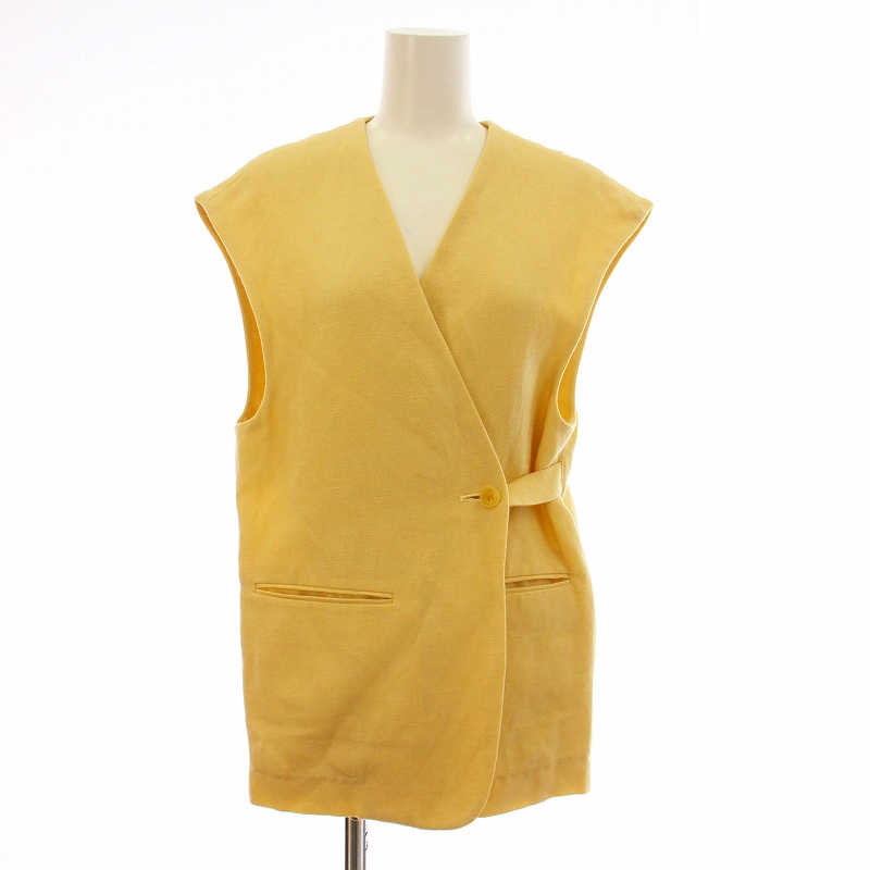 カレンソロジー Curensology 23SS ウールリネンベスト ジレ Vネック