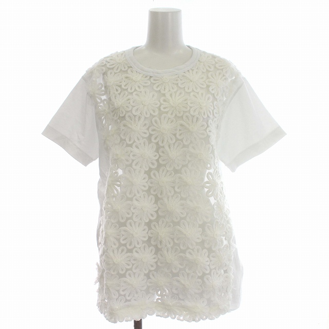 タオ コムデギャルソン TAO COMME des GARCONS 24SS AD2024 Tシャツ 花 