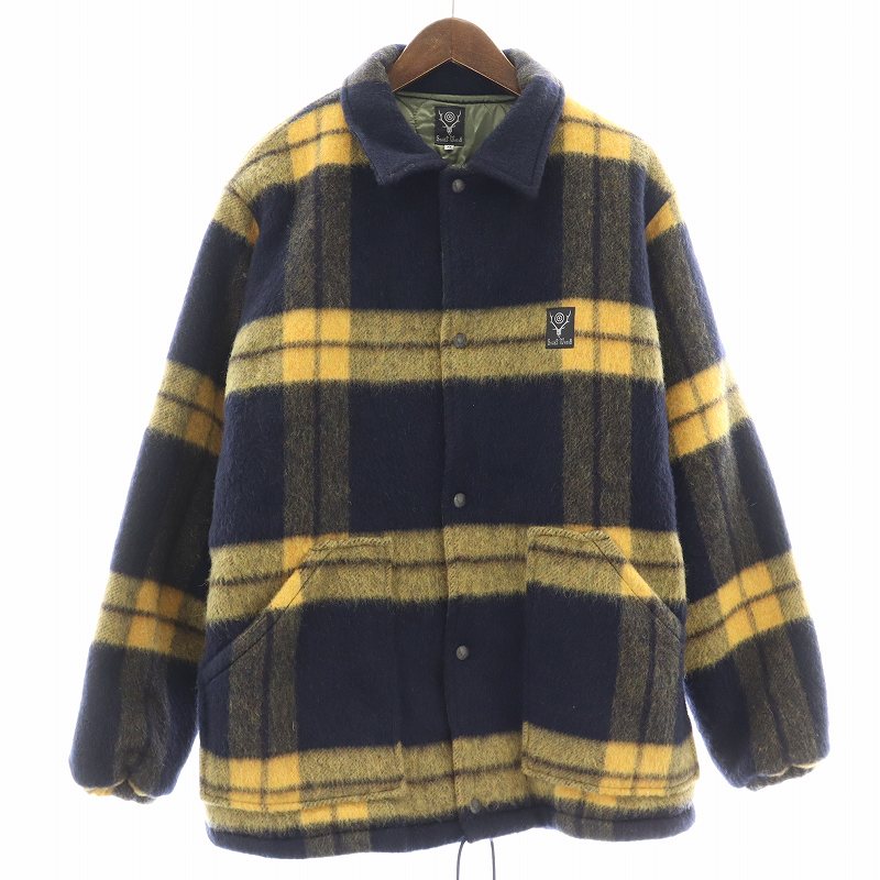 サウス2ウエスト8 South2 West8 S2W8 Coach Jacket-Shaggy Tweed 
