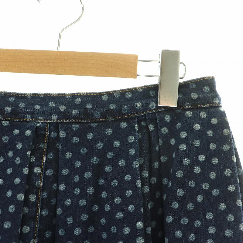 レッド ヴァレンティノ RED VALENTINO デニムスカート フレア タック