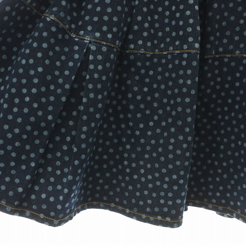 レッド ヴァレンティノ RED VALENTINO デニムスカート フレア タック