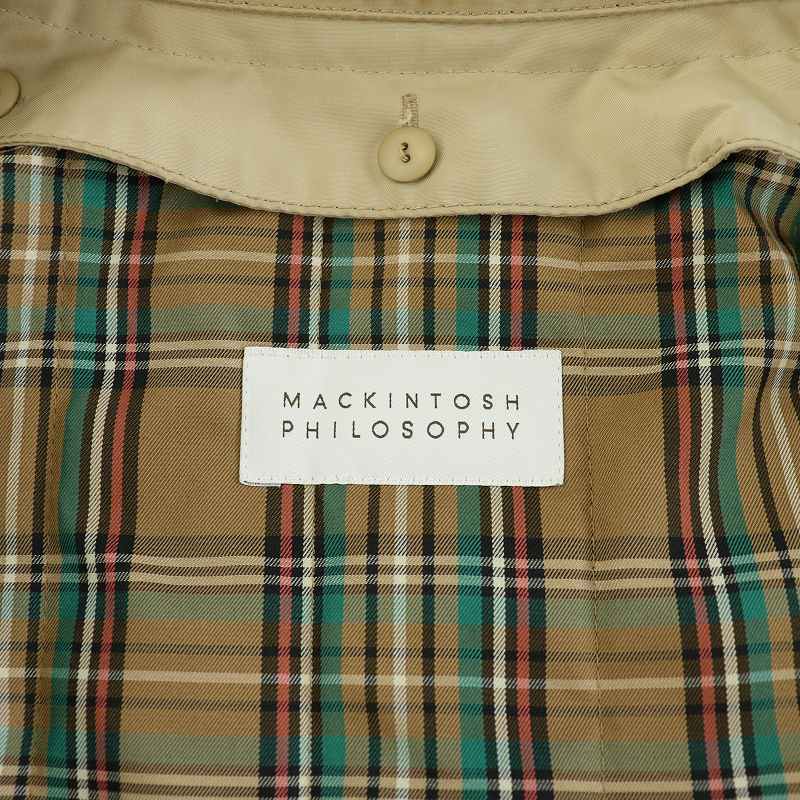 MACKINTOSH PHILOSOPHY✨2way トレンチコート　チェック MACKINTOSH PHILOSOPHY トレンチコート コート 「WELBURY(ウェル