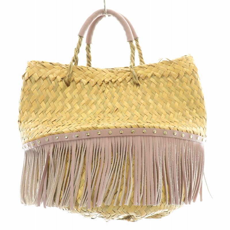 PRADA かごバッグ ベージュ PRADA - PRADAのカゴバッグの通販 by 19764655's shop｜プラダ