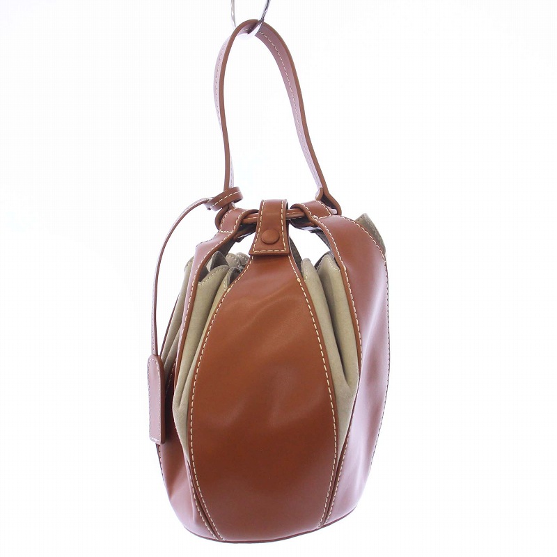 ヴァジック VASIC ペタル ハンドバッグ ワンハンドル レザー