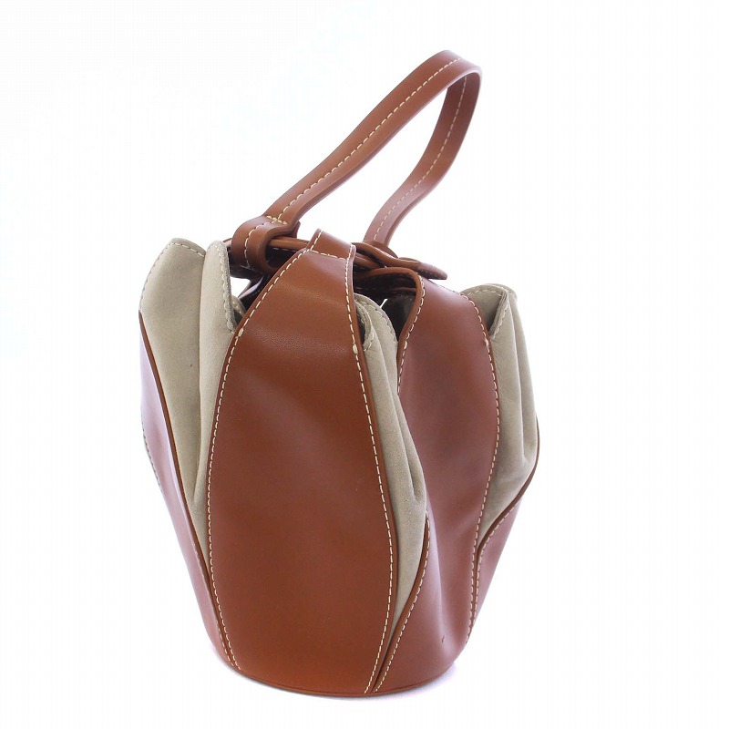 VASIC(ヴァジック) RUDレザー　ブラウン　ハンドバッグ　2way VASIC - 【VASIC バッグ】2way トートバッグ レザーハンドル