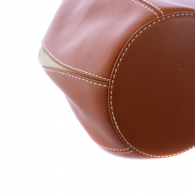 ヴァジック VASIC ペタル ハンドバッグ ワンハンドル レザー スエード