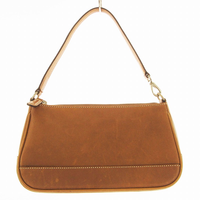 コーチ COACH ハンプトン デミポーチハンドバッグ ミニバッグ レザー 