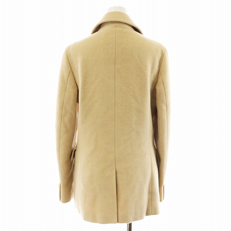 マックスマーラ MAX MARA 白タグ ピーコート Pコート キャメル