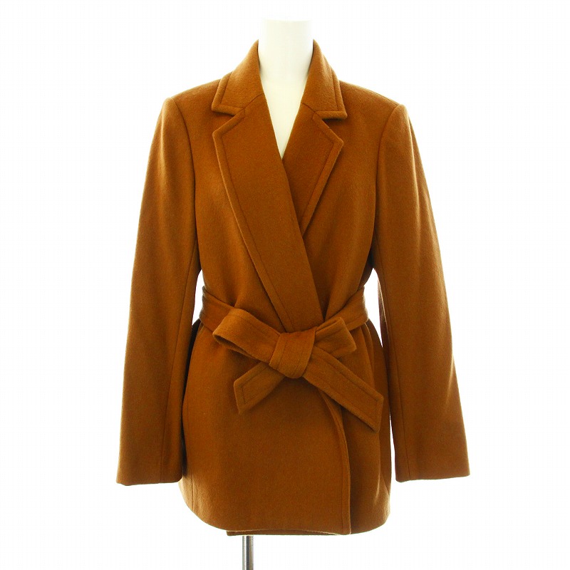 19AW ショートコート Diagram 中古ダイアグラム 0 M コート ベルト付き 