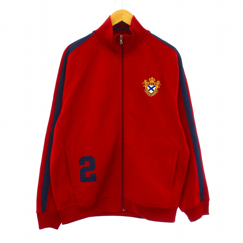 デスpolobyRalph Lauren ジップアップトラックジャケットM POLO RALPH LAUREN ジップアップ トラックジャケット