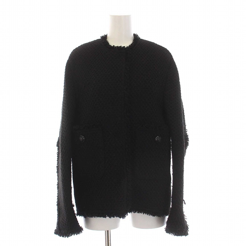 アルアバイル allureville 23AW ジオリカハニカムツイードフリンジ