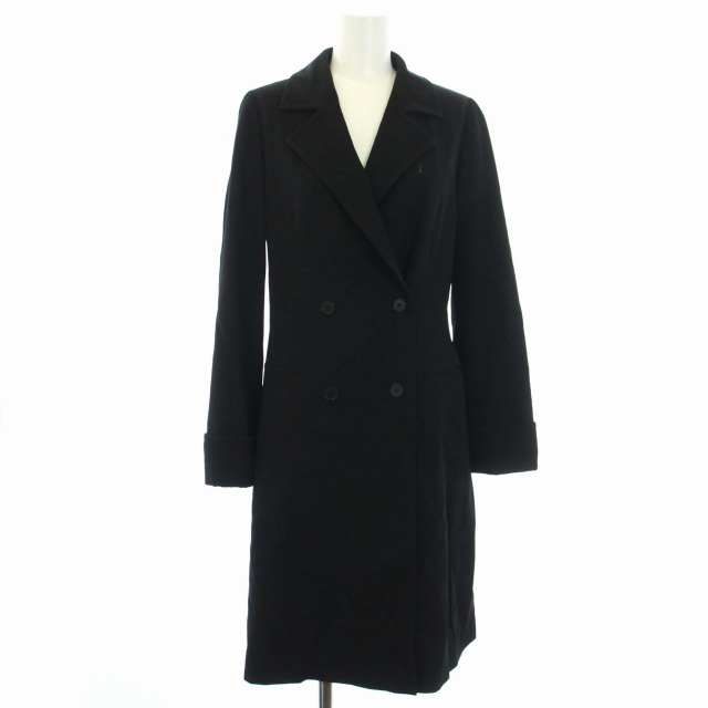 【未使に近い】エンポリオアルマーニ カシミヤ100% チェスターコート 黒 未使に近い】エンポリオアルマーニ カシミヤ100% チェスターコート 黒