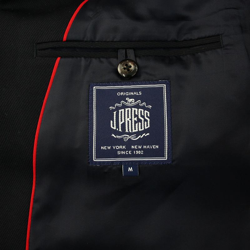 美品✨J.PRESS テーラードジャケット 紺ブレ ダブル L メンズ ウール J.PRESS - 美品 ジェイプレス ヴィンテージ 青タグ 段返り