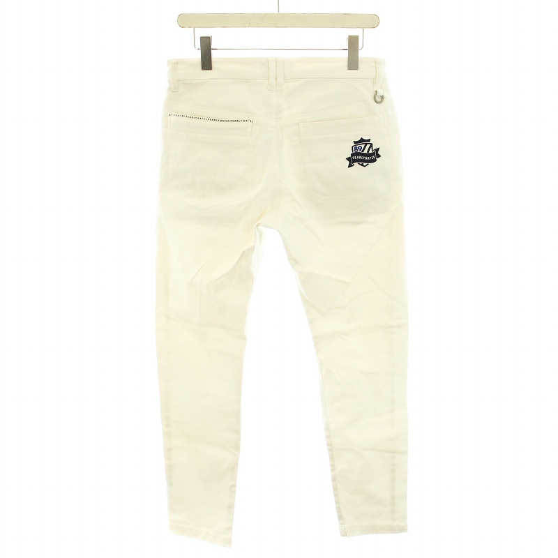 PEARLY GATES ゴルフパンツ ストレッチ 白 4 パーリーゲイツ