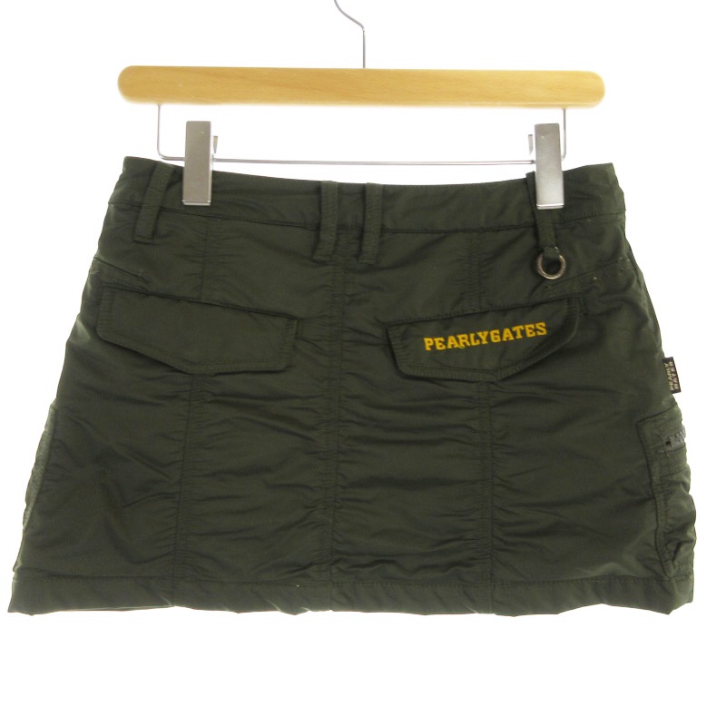 PEARLY GATES ゴルフスカート グリーン PEARLY GATES パーリーゲイツ スカート グリーン ボックス