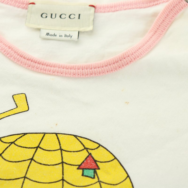 GUCCI フラワープリント フード付き トップス ロゴ入り 実寸見て