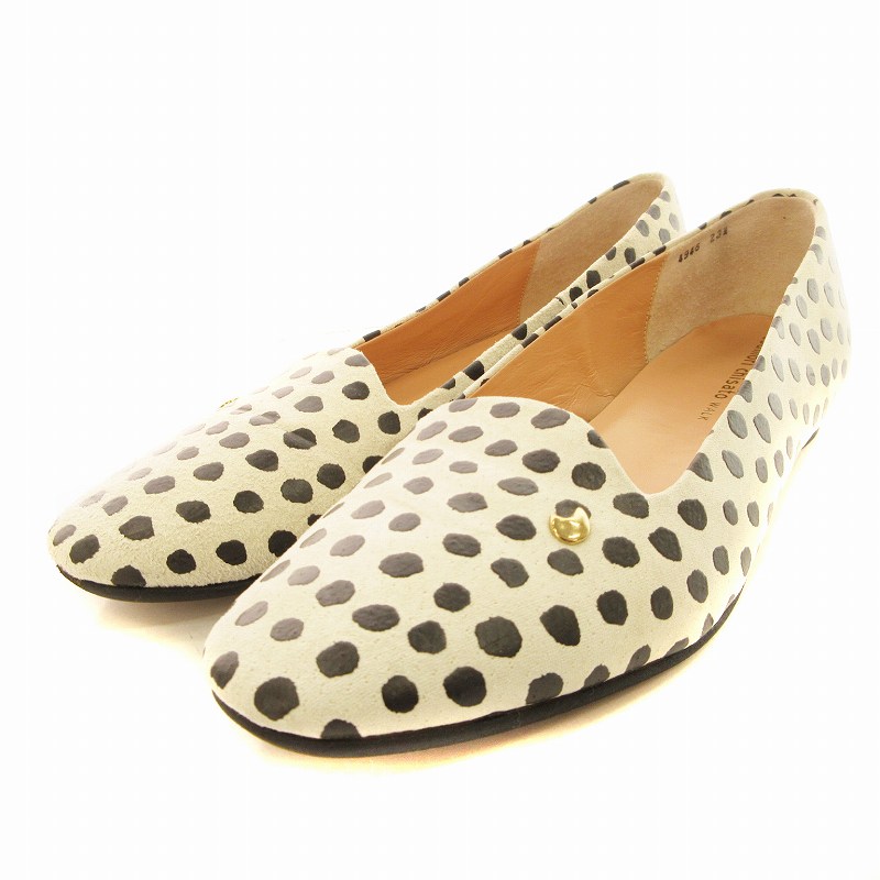 Tsumori Chisato Walk ドット柄パッチワーク パンプス ツモリチサト TSUMORI CHISATO WALK パンプス フラットシューズ